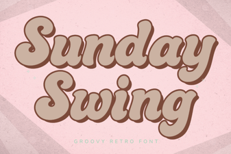 Sunday Swing Fonts for Inviting Web Design