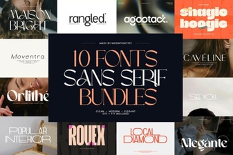 Creative Font Bundles for Modern Designs