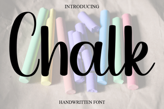 Chalk Fonts for Creative Projects & Handmade Designs