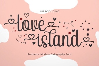 Free Love Island Font Projects & Design Ideas
